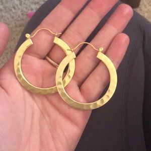 Madewell Hammered Hoops